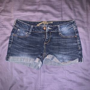 Dark Wash Jean Shorts